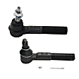 Front, Driver Side, Inner and Outer Tie Rod Ends