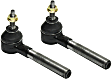 Front, Driver and Passenger Side, Outer Tie Rod Ends
