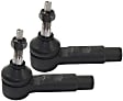 Front, Driver and Passenger Side, Outer Tie Rod Ends