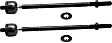 Front, Driver and Passenger Side, Inner Tie Rod Ends, RWD