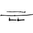 Front, Driver and Passenger Side, Inner and Outer Tie Rod End