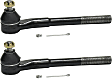 Front, Driver and Passenger Side, Inner Tie Rod Ends, RWD