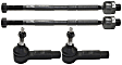 Front, Driver and Passenger Side, Inner and Outer Tie Rod End, RWD