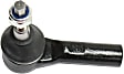 Front, Driver and Passenger Side, Outer Tie Rod Ends