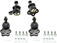 Front and Rear, Driver and Passenger Side, Upper and Lower Ball Joints, RWD