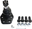 Front, Driver and Passenger Side, Upper and Lower Ball Joints, RWD, For Models With Independent Front Suspension
