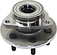 2-Wheel Set Front, Driver and Passenger Side Wheel Hubs, With Bearing, Four Wheel Drive, 2-Wheel ABS