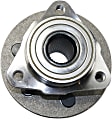 2-Wheel Set Front, Driver and Passenger Side Wheel Hubs, With Bearing, Four Wheel Drive, 2-Wheel ABS