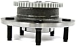Front, Driver and Passenger Side Wheel Hub, 5 Lugs, With Bearing, RWD