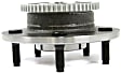 Front, Driver and Passenger Side Wheel Hub, 5 Lugs, With Bearing, RWD