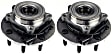 2004 Dodge Ram 2500 - Front Wheel Hub, 4WD, 8 Lugs, With Bearing, With Sensor