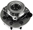 2004 Dodge Ram 2500 - Front Wheel Hub, 4WD, 8 Lugs, With Bearing, With Sensor