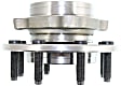2-Wheel Set Front, Driver and Passenger Side Wheel Hubs, With Bearing, 4WD, 2-Wheel ABS