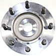 2-Wheel Set Front, Driver and Passenger Side Wheel Hubs, With Bearing, 4WD, 2-Wheel ABS