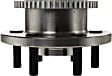 2-Wheel Set Front, Driver and Passenger Side Wheel Hubs, With Bearing, RWD, 4-Wheel ABS
