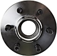 2-Wheel Set Front, Driver and Passenger Side Wheel Hubs, With Bearing, RWD, 4-Wheel ABS