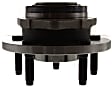 Front, Driver and Passenger Side Wheel Hub, 5 Lugs, With Bearing, Without Sensor