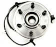 2002 Dodge Dakota - Front, Driver and Passenger Side Wheel Hub, 4-Wheel ABS, 4WD, 6 Lugs, With Bearing, With Sensor