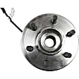 2002 Dodge Dakota - Front, Driver and Passenger Side Wheel Hub, 4-Wheel ABS, 4WD, 6 Lugs, With Bearing, With Sensor
