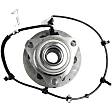 2002 Dodge Dakota - Front, Driver and Passenger Side Wheel Hub, 4-Wheel ABS, 4WD, 6 Lugs, With Bearing, With Sensor