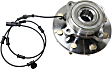2-Wheel Set Front, Driver and Passenger Side Wheel Hubs, with Bearing, with Sensor, 4WD, 8 Stud Wheel