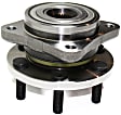 Front or Rear, Driver and Passenger Side Wheel Hub, 6 Lugs, With Bearing