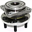 Front or Rear, Driver and Passenger Side Wheel Hub, 6 Lugs, With Bearing