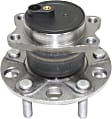 Front and Rear, Driver and Passenger Side Wheel Hub, 5 Lugs, With Bearing, FWD