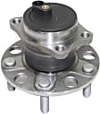 Front and Rear, Driver and Passenger Side Wheel Hub, 5 Lugs, With Bearing, FWD