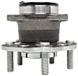 2-Wheel Set Rear, Driver and Passenger Side Wheel Hubs, With Bearing, 4WD/AWD