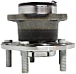2-Wheel Set Rear, Driver and Passenger Side Wheel Hubs, With Bearing, 4WD/AWD