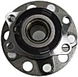 2-Wheel Set Rear, Driver and Passenger Side Wheel Hubs, With Bearing, 4WD/AWD