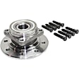 Front, Driver and Passenger Side Wheel Hub, 8 Lugs, With Bearing
