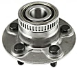 2-Wheel Set Rear, Driver and Passenger Side Wheel Hubs, With Bearing, 2.76 in. ABS Tone Ring Diameter