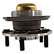 Rear, Driver and Passenger Side Wheel Hub, 5 Lugs, With Bearing