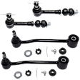 Front and Rear, Driver and Passenger Side Sway Bar Links, 4WD, Link With 1 Stud(s)