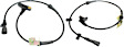 Front, Driver and Passenger Side ABS Speed Sensors