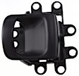 Front or Rear, Driver and Passenger Side Interior Door Handles, Black, Without Door Lock Hole