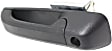 2011-2018 Ram 1500 - Front and Rear, Driver and Passenger Side Exterior Door Handles, Textured Black, Front Driver Side - With Key Hole; Front Passenger Side and Rear Driver and Passenger Side - Without Key Hole