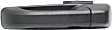2011-2018 Ram 1500 - Front and Rear, Driver and Passenger Side Exterior Door Handles, Textured Black, Front Driver Side - With Key Hole; Front Passenger Side and Rear Driver and Passenger Side - Without Key Hole
