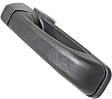 Front, Driver and Passenger Side Exterior Door Handles, Textured Black, Front Driver Side - With Key Hole; Front or Rear Passenger Side - Without Key Hole