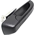 Front, Driver and Passenger Side Exterior Door Handles, Textured Black, Front Driver Side - With Key Hole; Front or Rear Passenger Side - Without Key Hole