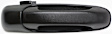 Front, Driver and Passenger Side Exterior Door Handles, Textured Black, Driver Side - With Key Hole; Passenger Side - Without Key Hole