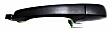 Front, Driver and Passenger Side Exterior Door Handles, Textured Black, Driver Side - With Key Hole; Passenger Side - Without Key Hole