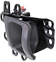 Front or Rear, Driver and Passenger Side Interior Door Handles, Black, Without Door Lock Hole