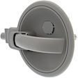 Front and Rear, Driver and Passenger Side Interior Door Handles, Primed, Without Door Lock Hole