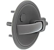Front or Rear, Driver and Passenger Side Interior Door Handles, Primed, Without Door Lock Hole