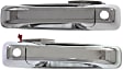 2011-2018 Ram 1500 - Front, Driver and Passenger Side Chrome Exterior Door Handle, With Key Hole
