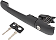 2005 Dodge Sprinter 2500 - Front, Driver and Passenger Side, or Rear, Passeng Textured Black Exterior Door Handle, With Key Hole, 3-Door, Standard Cargo Van