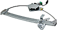 Front and Rear, Passenger Side Window Regulators, Power, With Motor